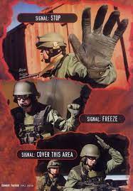 Military Hand Signals Part 1 Allied Recon Command Hand Signals Military Tactical Training