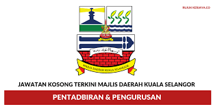 Syarat permohonan untuk melihat syarat permohonan sila layari iklan jawatan kosong di sini. Jawatan Kosong Terkini Majlis Daerah Kuala Selangor Pentadbiran Pengurusan Kerja Kosong Kerajaan Swasta