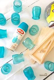 Diy Coastal Votives With Tray Remodelando La Casa