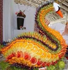 Swan Made Out Of Fruit Art Amazing Food Art Creative Food Art Fruit Art