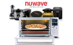 Amazon Com Nuwave Bravo Xl 1800 Watt Smart Air Fryer Convection Oven With Integrated Digital Temperature Probe Kitchen Oven Convection Oven Cooking Supplies