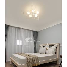 Led is highly recommended for lighting children's bedrooms, as modern led bulbs do not get as hot as older bulbs and other luminaires. Pentagram Star Ceiling Light Fixtures Children S Room Bedroom Modern Wrought Iron White Yellow Gold