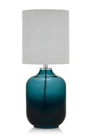 Buy Teal Capsule Glass Table Lamp From The Next Uk Online Shop Table Lamp Teal Table Lamps Blue Glass Lamp