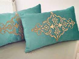 deri kadife kirlent leather velvet pillow beaded throw pillows throw pillow styling throw pillows