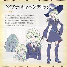 Little Witch Academia Tv Anime Character Design Diana Cavendish Little Witch Academia Characters My Little Witch Academia Anime