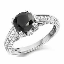 Engagement rings are out there to help you achieve this dream; 3 00 Carat Black White Diamond Designer Engagement Ring In White Gold Ebay