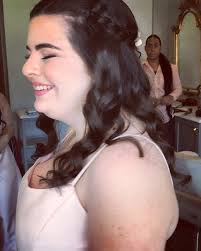 Gorgeous sister of the Bride. Maid of Honor😀 @hairby__jeremy @hairby_vlada  makeup by @nataliedresher @monicacase #theknot #bridesbyvlada #weddings  #bridesmaids #nj #njsalon