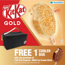 Halloween 2013 with gold ice! Familymart Malaysia Chill At Home With The New Kitkat Gold Ice Cream With Its Indulgent Wafer Flavoured Ice Cream Coated With Rich White Chocolate Sprinkled With Luxurious Caramel Flakes And Crispy