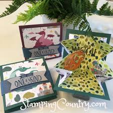 We were going camping and stopped to eat along the way. Learn How To Make An Explosion Card Stamping Country