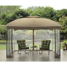Better Homes Gardens Hollow 10 X 12 Cabin Style Gazebo Walmart Com Backyard Gazebo Patio Gazebo Inexpensive Patio