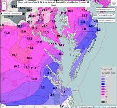 Map Of Snowfall Depths In Virginia January 22 23 2016 Richmond Times Dispatch Richmond Virginia Weather Radar And For Map Snowfall National Weather Service