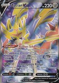There are 15 different figures available, randomly packed in boxes of 24; Zacian V 195 202 Fullart