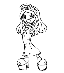 If your child loves interacting. Free Printable Bratz Coloring Pages For Kids Fashion Coloring Book Coloring Pages For Kids Coloring Pages
