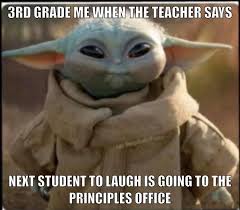 Pin By Linda Shook On Baby Yoda Yoda Funny Yoda Meme Star Wars Jokes