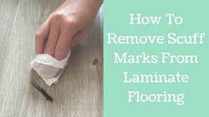 remove scuff marks from laminate flooring