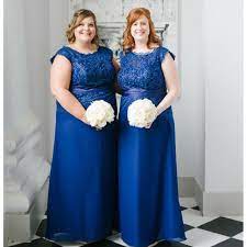Plus Size Bridesmaid Dress Royal Blue Formal Occasion Formal Occasion Dress Bridesmaid Dresses Plus Size Dresses