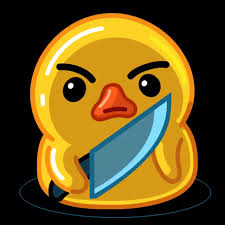 Angry Duck Gifs Tenor Cute baby duck artwork on canvas. angry duck gifs tenor