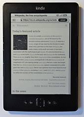 There is an older version of the kindle reader app called kindle for windows 8, but it's no longer supported. Amazon Kindle Wikipedia
