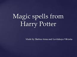 Magic Spells From Harry Potter Online Presentation