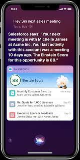 What's available in each version. Apple Integrates Salesforce Mobile App With Siri Shortcuts Voicebot Ai