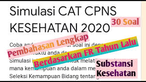 Pada tahun ini, materi soal cat cpns diatur dalam peraturan menteri pendayagunaan aparatur negara dan reformasi birokrasi permenpan nomor 23 tahun 2019 tentang kriteria penetapan kebutuhan pns dan pelaksanaan seleksi cpns tahun 2019 dan. Soal Skb Kesehatan Tentang Rumah Sakit Sesuai Permenkes Dan Undang Undang Substansi Kesehatan Youtube