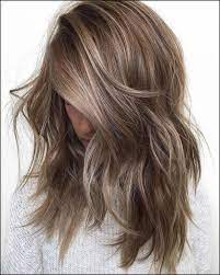 10 Medium Length Hair Color Heaven Beige Brown Blonde Gray Frisuren Brown Hair With Blonde Highlights Brown Hair With Highlights Hair Styles