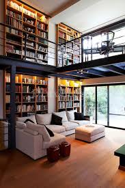 Modern Contempory Living Room With Library Ideas Jpg 600 900 Modern Contemporary Living Room Home Library Design Contemporary House
