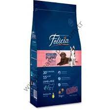 felicia buyuk irk kuzu etli yavru kopek mamasi 3 kg somon yaban mersini ve beslenme