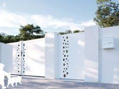Portails Bretagne Cloture Pvc Aluminium Bretagne Clotures Portails Portillons Gate Design Fence Gate Gate House