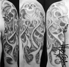 Such type of body art dates back to over 5000 years … 30 Flame Skull Tattoos