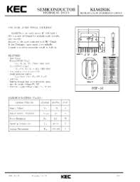 KIA6283K (KEC) - 4.6W Dual Audio Poweramp., Package = SSIP-12, Preamplifiers