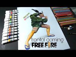 Gambar tersebut bisa anda download langsung, caranya silahkan klik pada g. Menggambar Set Frontal Gaming Free Fire Youtube Frontal Gaming Wallpapers 3d Drawings