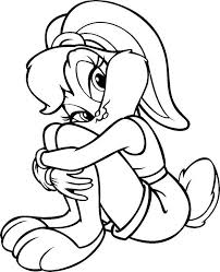 Lola Bunny From Looney Tunes Coloring Pages Bunny Coloring Pages Cartoon Coloring Pages Baby Looney Tunes