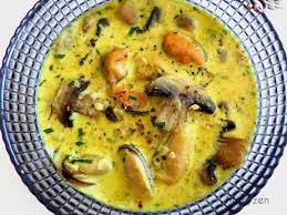 Fondue De Moules Au Curry Et Au Miel Recettes De Cuisine Moules Curry Recette Saute De Veau