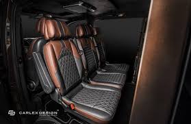 Carlex Design Spruces Up Interior On 2nd Gen Mercedes Viano Carscoops Viano Interior Design