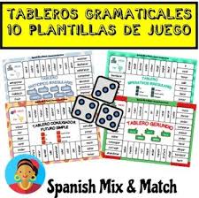 10 Juegos De Mesa Gramaticales Conjugacion Y Tiempos Verbales En Espanol Learn Another Language Learning Spanish Grammar Board