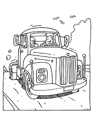 Hier vind je altijd de leukste kleurplaten. Mewarna09 Kleurplaat Vrachtauto Daf