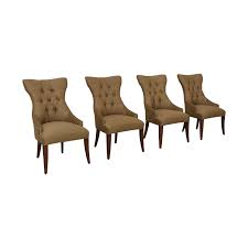 Made of ash solids and quartered white oak veneers. Wtsenates 1080 Uhd Used Bernhardt Dining Room Furniture Group 6250