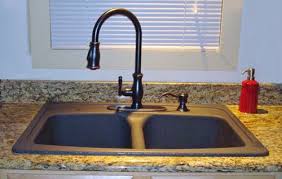 At your doorstep faster than ever. Black Faucet With Copper Highlights Kitchen Sink Design Black Kitchen Faucets Sink Design