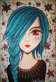 Harika Resim Renkler Mukemmel Arkadasimin Eseri Portrait Art Whimsical Art Fairy Art