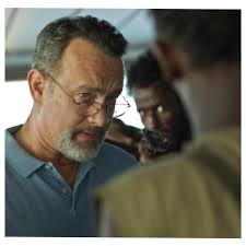 Tom Hanks in "Captain Phillips' (2013)........ The film follows Captain  Richard Phillips as a group of pirates take him and his crew hostage.  Director Paul Greengrass and screenwriter Billy Ray based Captain