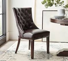 Hayes Tufted Upholstered Dining Chair Pottery Barn In 2020 Leather Dining Chairs Dining Chairs Dining Chairs Buy