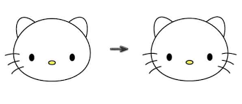 So Erstellen Sie Den Hello Kitty Charakter In Adobe Illustrator Design Illustration Website Entwicklung Computerspiele Und Mobile Anwendungen