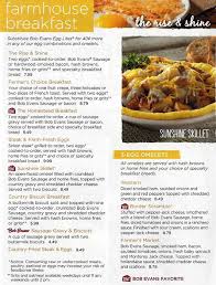 Please be aware, that prices and availability of menu items can vary from location to location. Bob Evans Menu Menu For Bob Evans Phoenixville Chester County