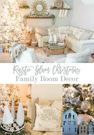 This one is inexpensive, comes in a bunch of colors, and is sure to this simple wooden coffee table will pull your entire cozy aesthetic together. Rustic Glam Christmas Family Room Decor From Christmas Tree Shops
