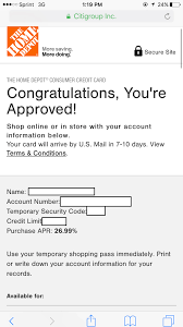 You can pay by telephone between 6 a.m. Credit Card Home Depot