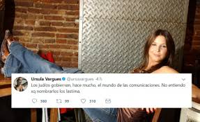 Miér jul 22, 2020 4:55 pm. Destrozaron A La Modelo Ursula Vargues Por Un Mensaje Antisemita Tribuna De Periodistas