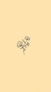 Discover more yellow, yellow aesthetic, yellow aesthetic background wallpapers. Free Download Minimalist Flower Wallpaper Pastel Yellow Background Iphone 1199x1723 For Your Desktop Mobile Tablet Explore 46 Minimalist Aesthetic Wallpaper Minimalist Aesthetic Wallpaper Minimalist Backgrounds Aesthetic Wallpaper