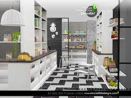 Sims 4 Naturalis Pantry Room By Simcredible Time To Organize Your Supplies With Beauty And Style Featuredartist In 2021 Pantry Room Sims 4 Kitchen Furniture