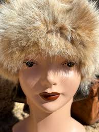 FABULOUS 60's FOX FUR Hat/canadian Hats/furs/fur Hats/vintage Fur Hats/60's  Hats/real Fox Hats/winter Hats/near Mint Condition